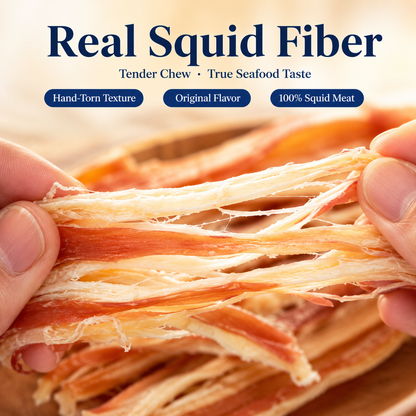 Arctic Deep-Sea Squid Ready-to-Eat Hand-Torn Squid Strips-9SLL