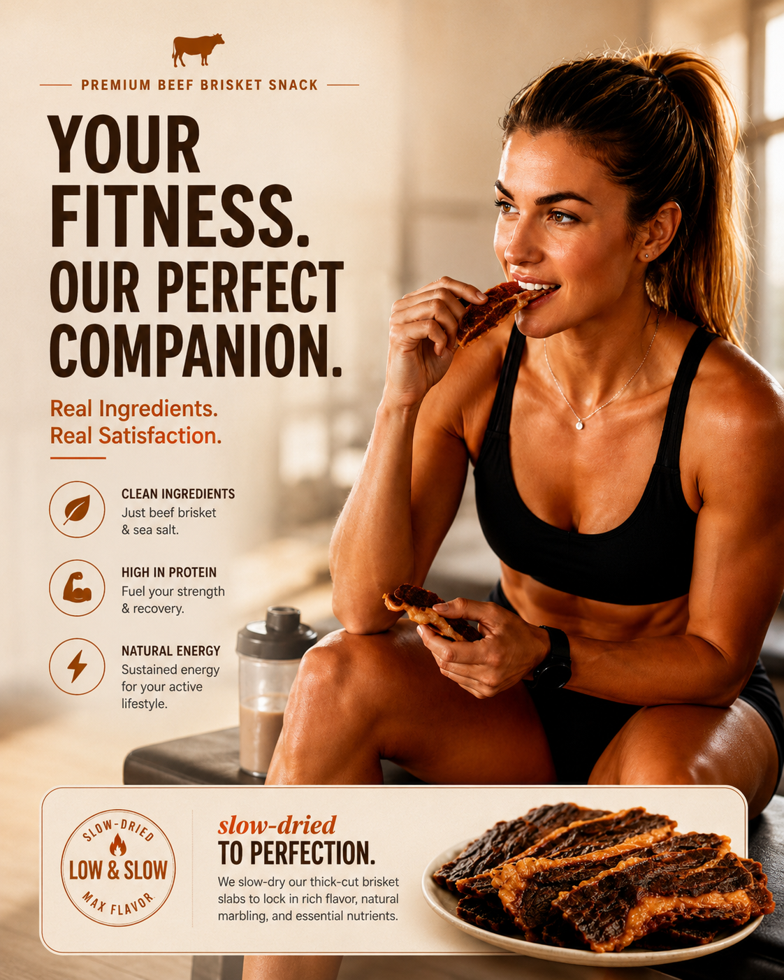 🐮 Premium Beef Brisket Chunks｜100% Grass‑Fed, Grass‑Finished‑LAN
