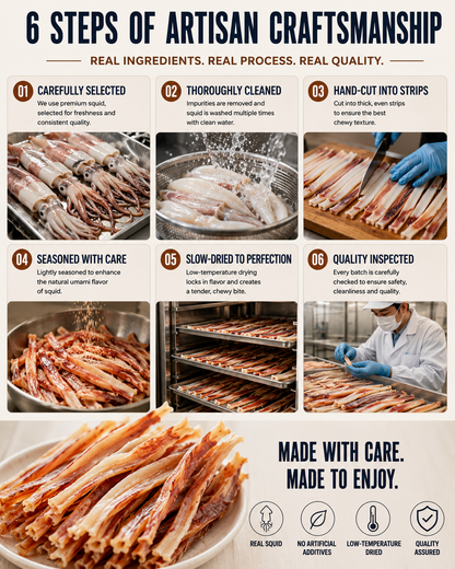 🔥 Deep-Sea Squid Strips‖ High-Protein Ready-to-Eat Seafood Snack for Smarter Daily Snacking-FD6U